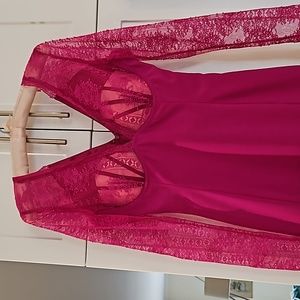 La Perla, made in Italy tunic or mini dress "Magenta" color, not pink .